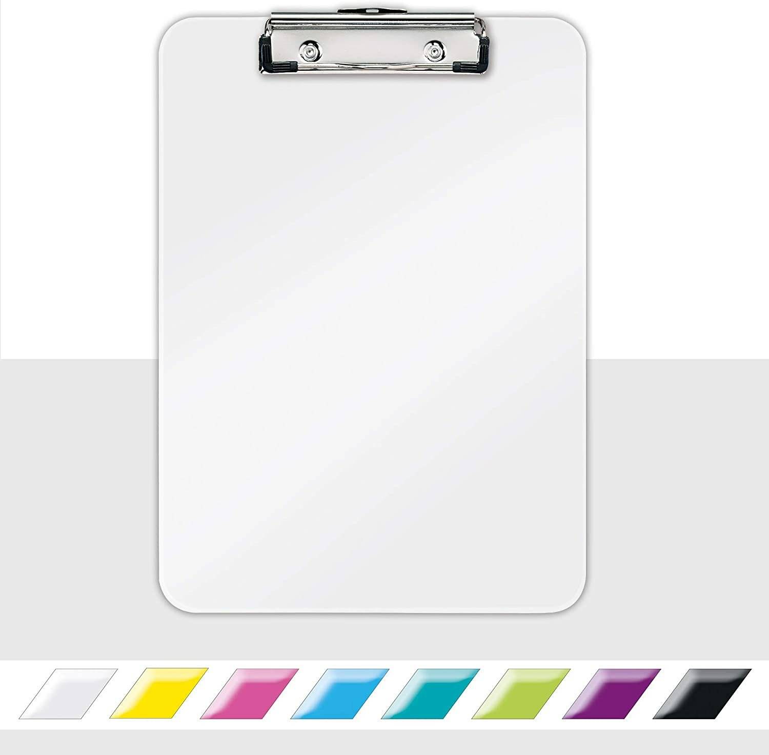 LEITZ Klemmbrett WOW 3971 DIN A4 weiß Kunststoff