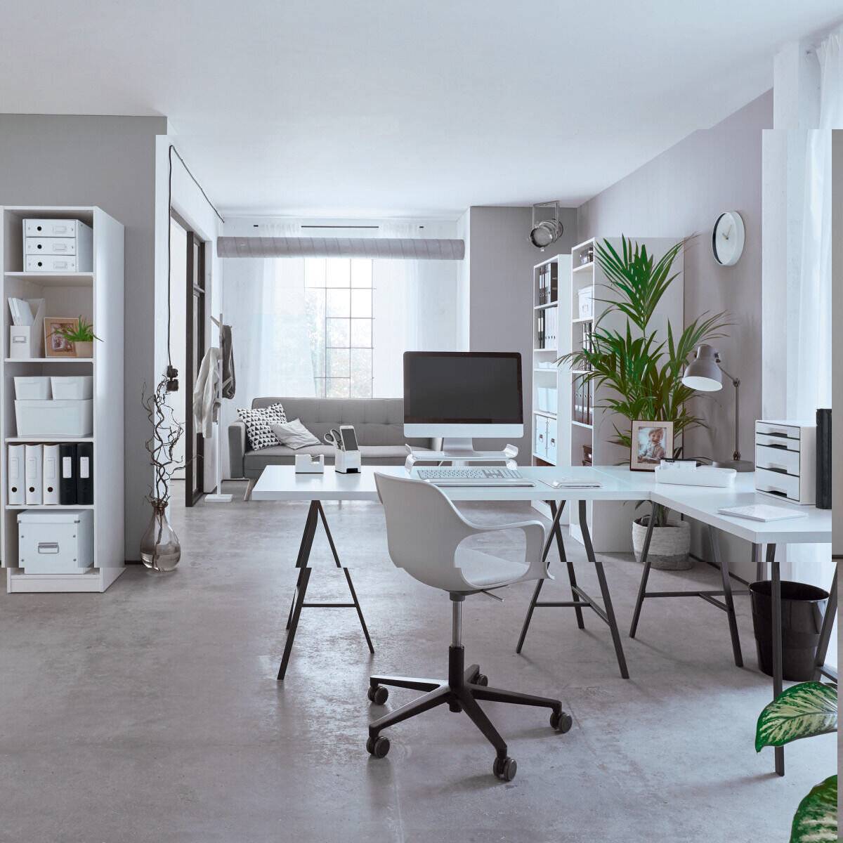 LEITZ Klemmbrett WOW 3971 DIN A4 weiß Kunststoff