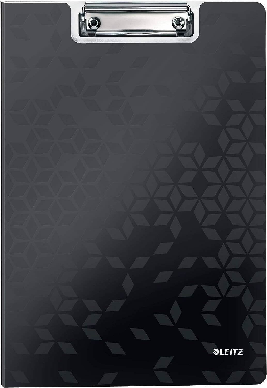 LEITZ Klemmbrettmappe WOW 4199 DIN A4 schwarz Kunststoff