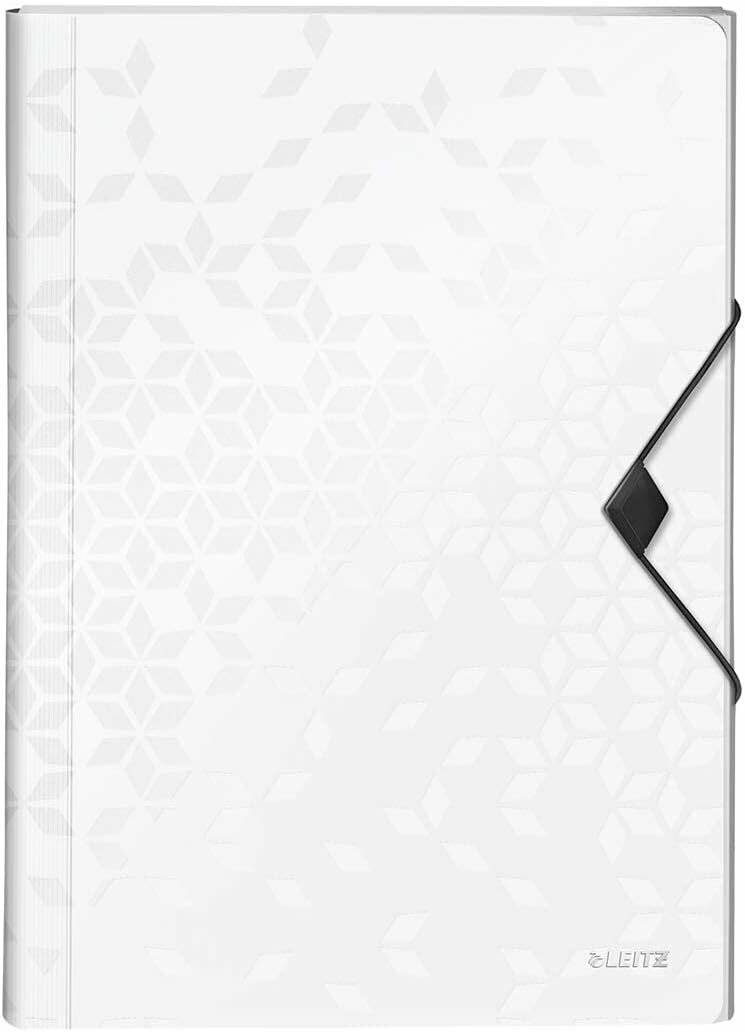 LEITZ Fächermappe WOW 4589 6 Fächer weiß