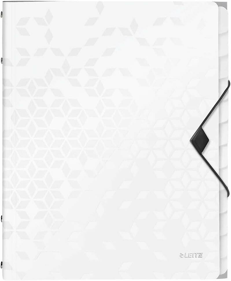 LEITZ Ordnungsmappe WOW 4634 12 Fächer weiß