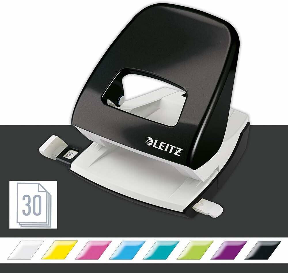 LEITZ Locher NeXXt 5008 WOW schwarz-metallic