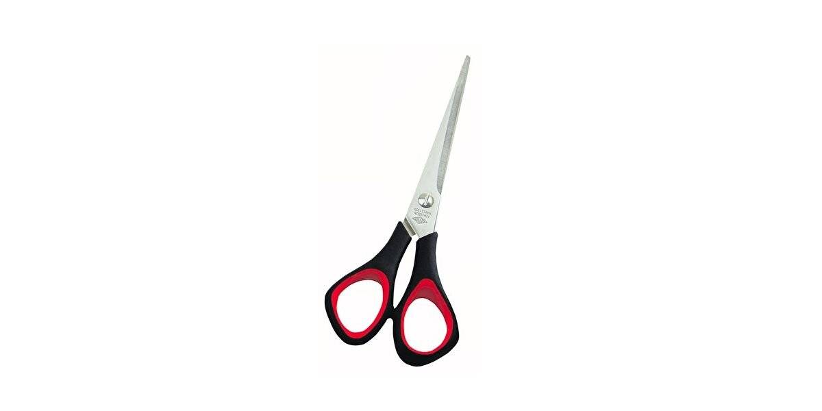 WEDO Papierschere schwarz-rot 16,0 cm