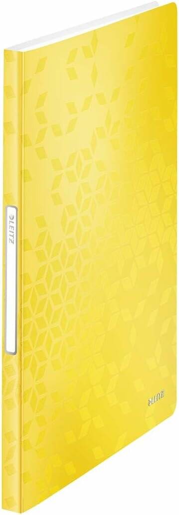 LEITZ WOW Sichtbuch DIN A4, 40 Hüllen gelb-metallic