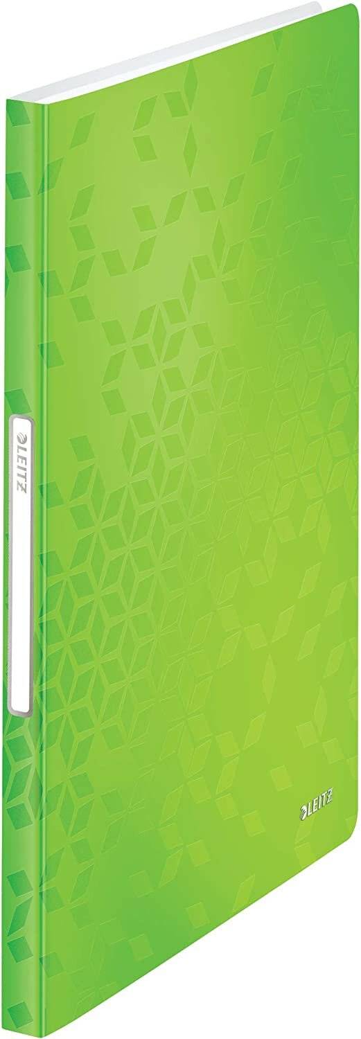 LEITZ WOW Sichtbuch DIN A4, 40 Hüllen grün-metallic