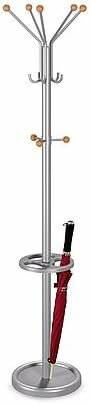 Kerkmann Kleiderständer TK 2 30606814 silber Metall 13 Haken 39,0 x 175,0 cm