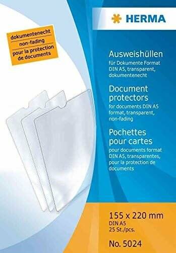 HERMA Ausweisetui transparent 8,0 x 11,5 cm