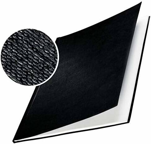 10 LEITZ Buchbindemappen schwarz für 211 - 245 Blatt