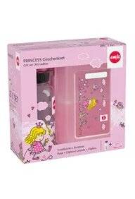 emsa Kinder Trinkflasche & Lunchbox Prinzessin transparent