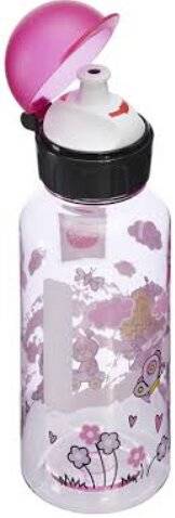 emsa Kinder Trinkflasche & Lunchbox Prinzessin transparent