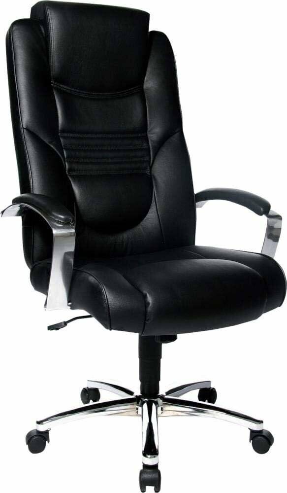 Topstar Chefsessel Soft Lux, 8329D60 schwarz, chrom Kunstleder