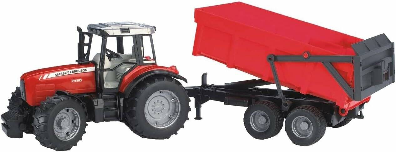 bruder Massey Ferguson 7480, Modellfahrzeug rot/schwarz