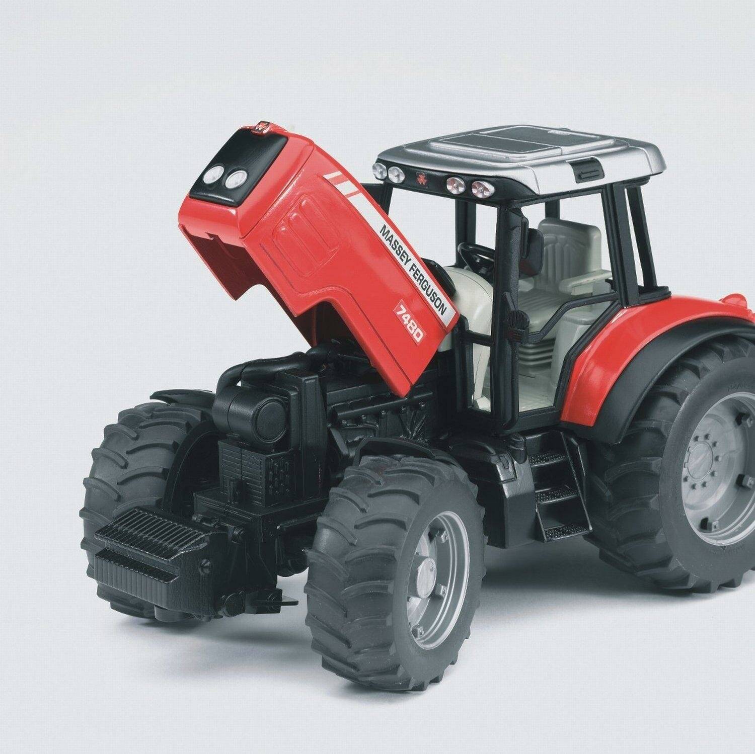 bruder Massey Ferguson 7480, Modellfahrzeug rot/schwarz