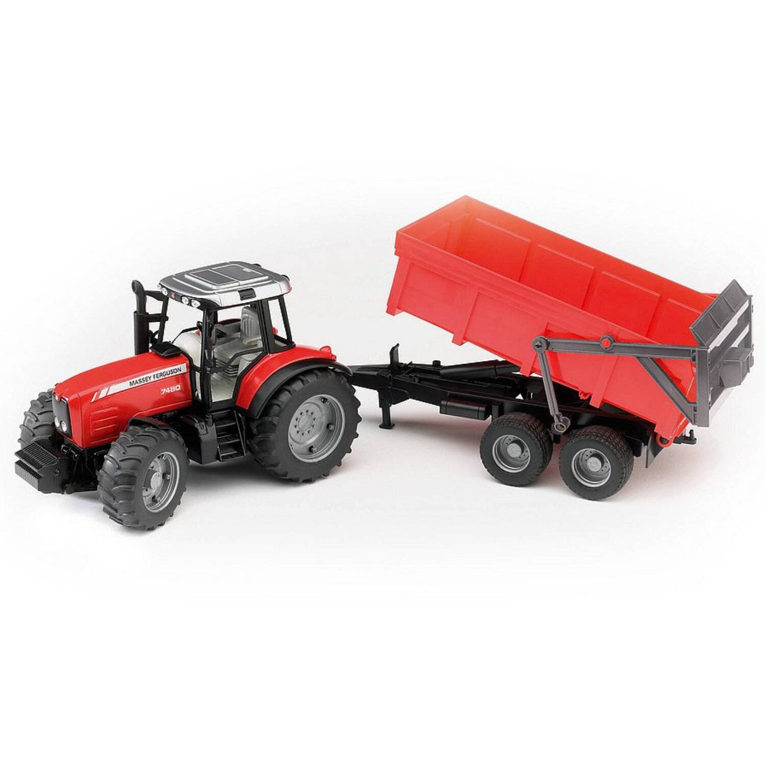 bruder Massey Ferguson 7480, Modellfahrzeug rot/schwarz