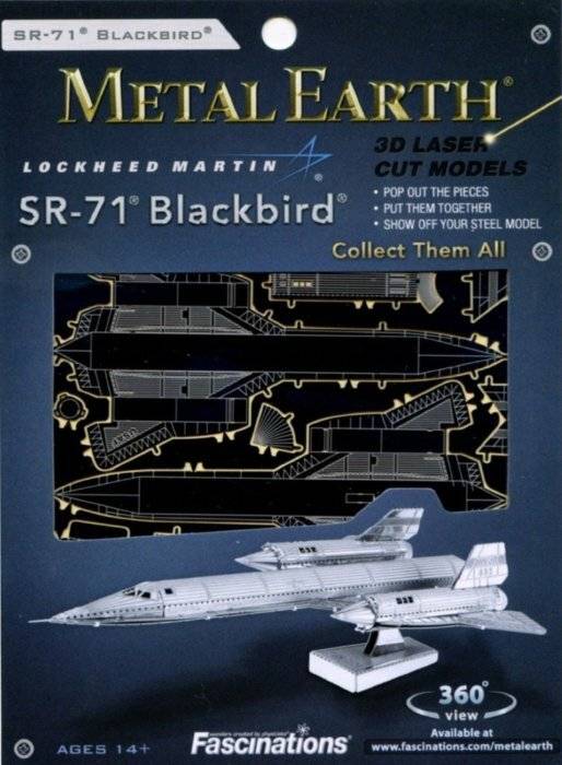 METAL EARTH 3D-Rätsel Lockheed SR-71 Blackbird