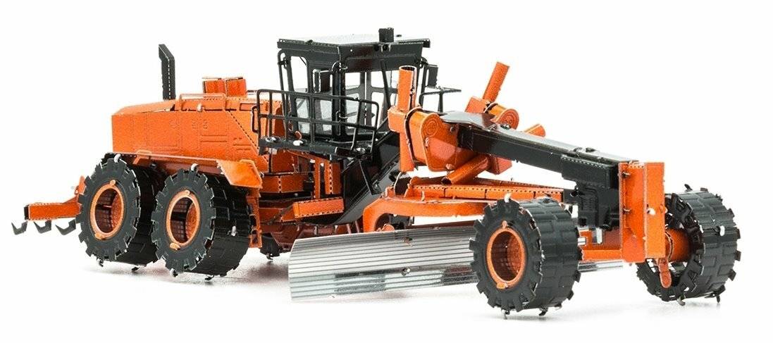 METAL EARTH 3D puzzle Road Grader Motor-Grader (farbig)