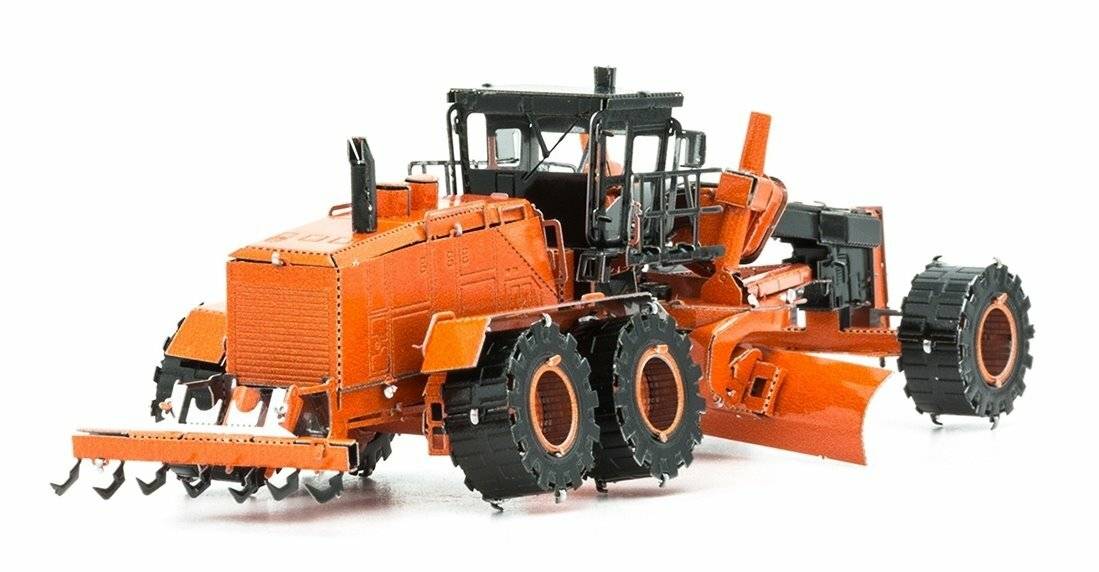 METAL EARTH 3D puzzle Road Grader Motor-Grader (farbig)