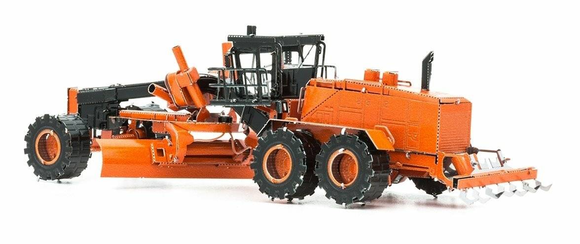 METAL EARTH 3D puzzle Road Grader Motor-Grader (farbig)