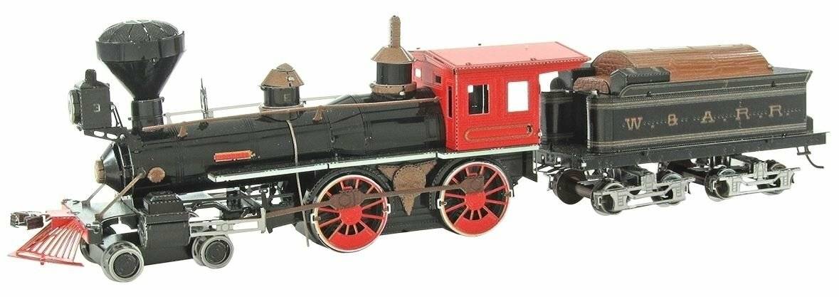 METAL EARTH 3D-Puzzle Wilder Westen: 4-4-0 Lokomotive