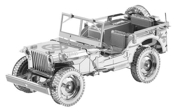 METAL EARTH 3D-Puzzle Jeep Willys MB Overland (ICONX)