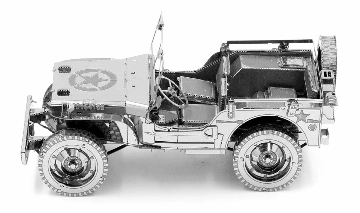 METAL EARTH 3D-Puzzle Jeep Willys MB Overland (ICONX)