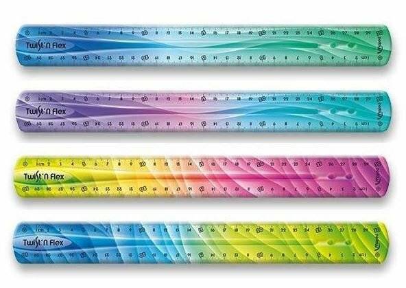 MAPED Lineal Twist'n Flex Regenbogen 30 cm (Mix)