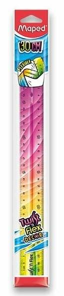 MAPED Lineal Twist'n Flex Regenbogen 30 cm (Mix)