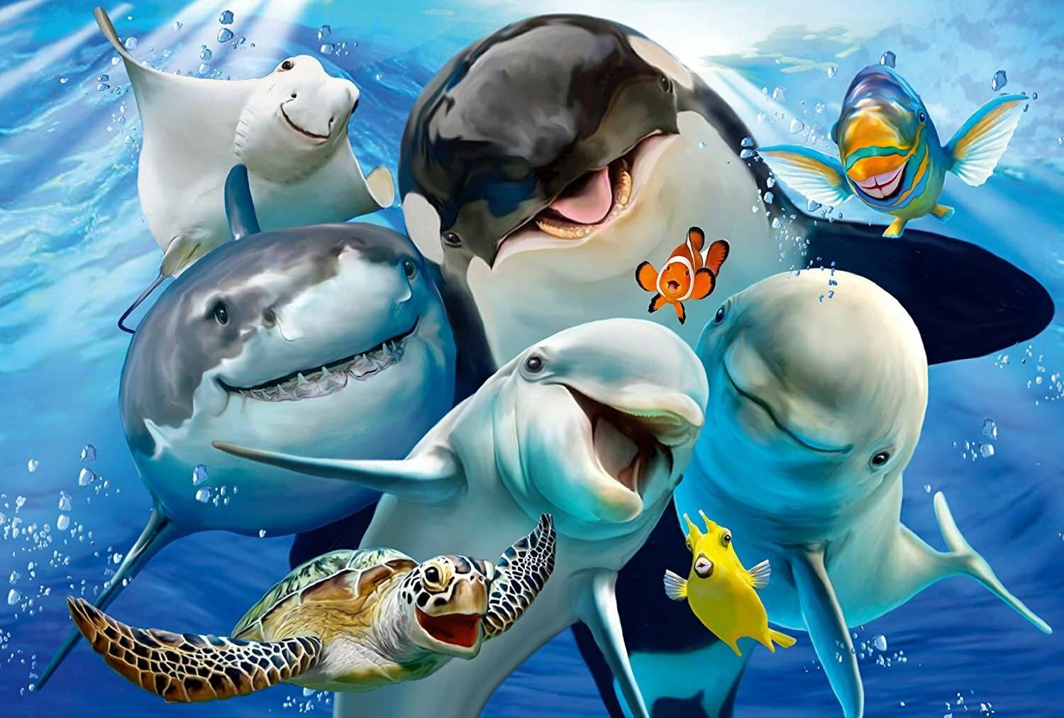 SCHMIDT Puzzle Unterwasserfreunde 200 Teile