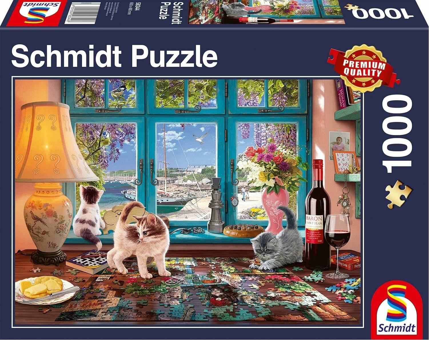 SCHMIDT Puzzle Tisch für Puzzle-Liebhaber 1000 Teile