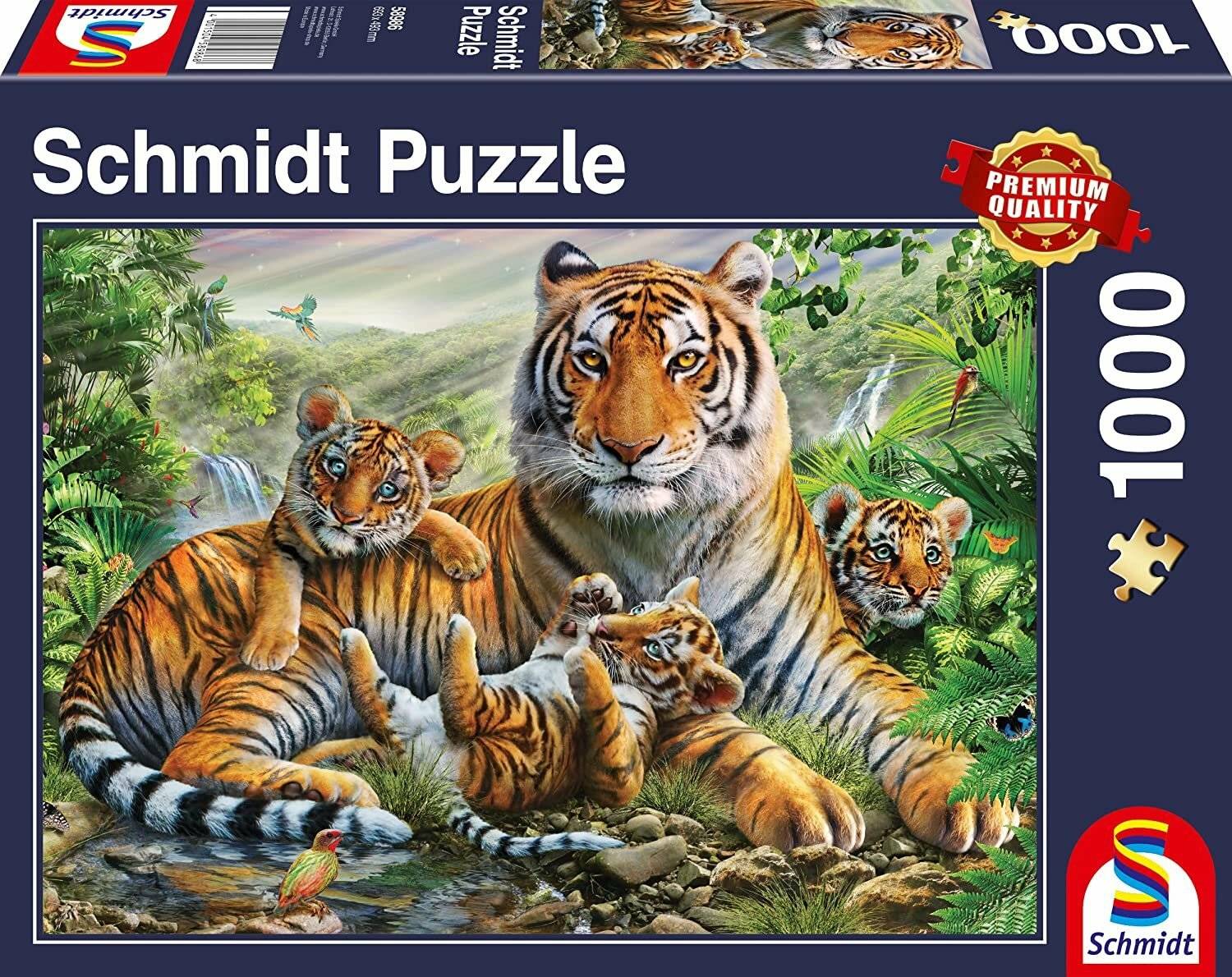 Schmidt Spiele Schmidt Spiele Tiger und Welpen, 1000 Teile