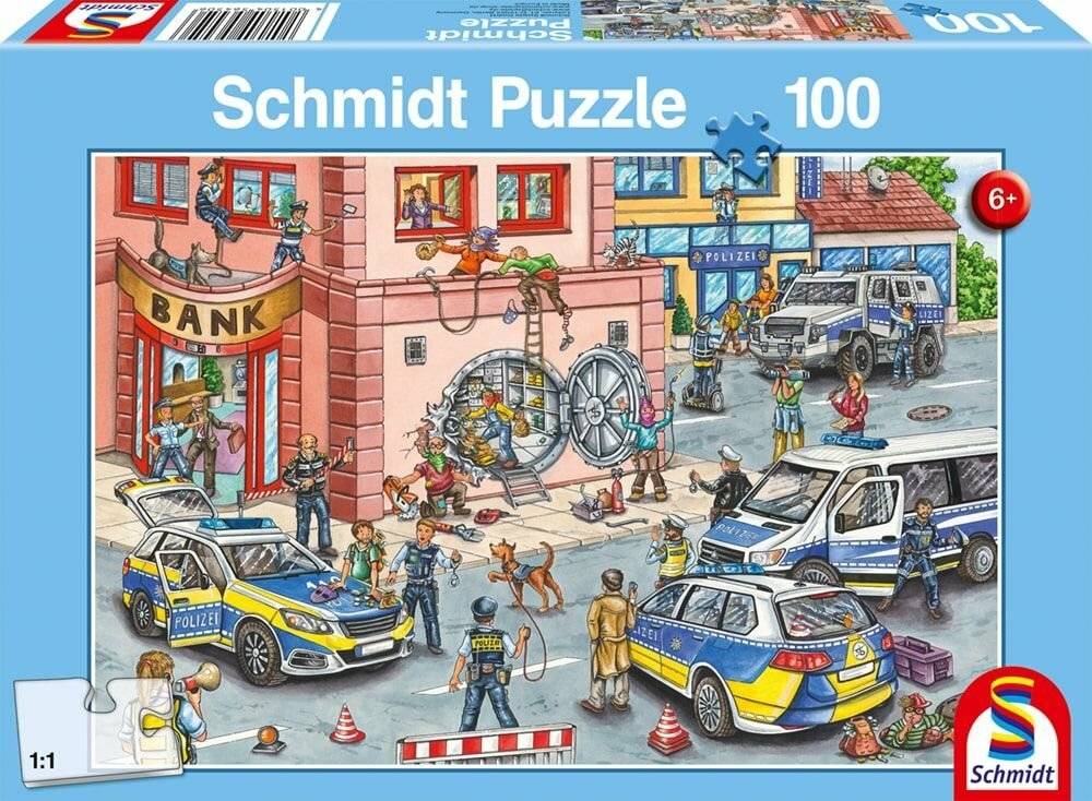 Schmidt Spiele Schmidt Spiele 56450 Polizeieinsatz, 100 Teile