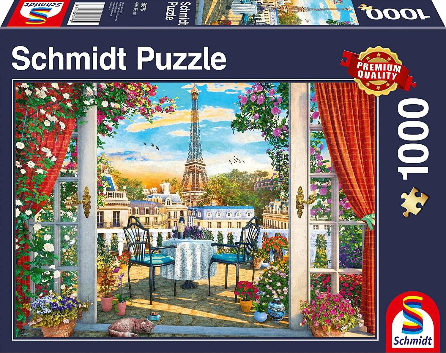 SCHMIDT Puzzle Terrasse in Paris 1000 Teile