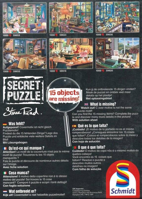 Puzzle Steve Read: Am Küchentisch (Secret Puzzle)