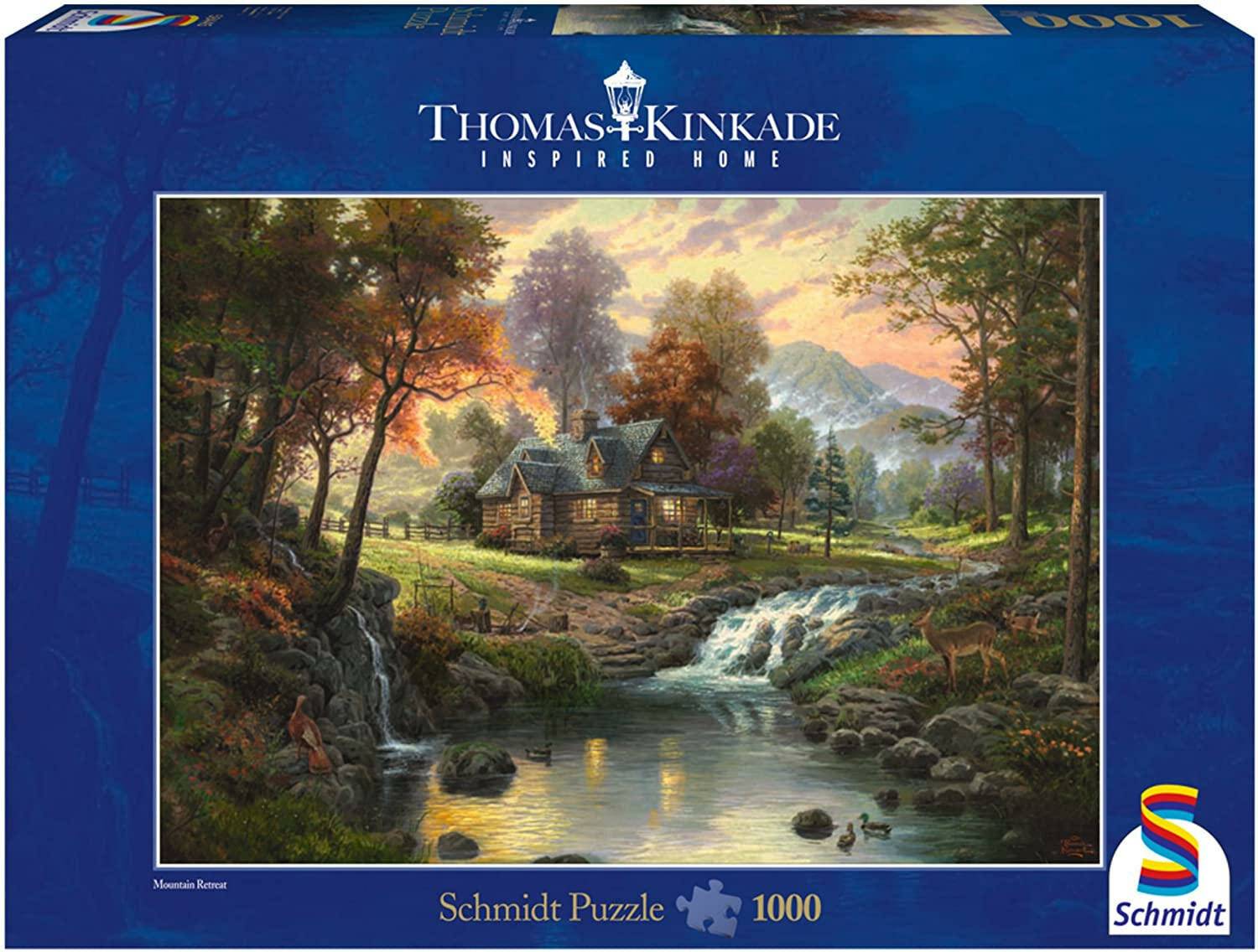 SCHMIDT Puzzle Zuflucht in den Bergen 1000 Teile