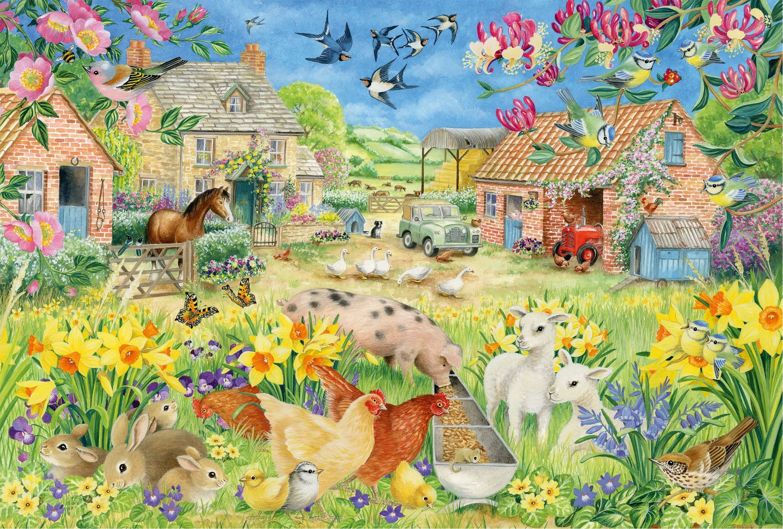 SCHMIDT Puzzle My Little Farm 60 Teile
