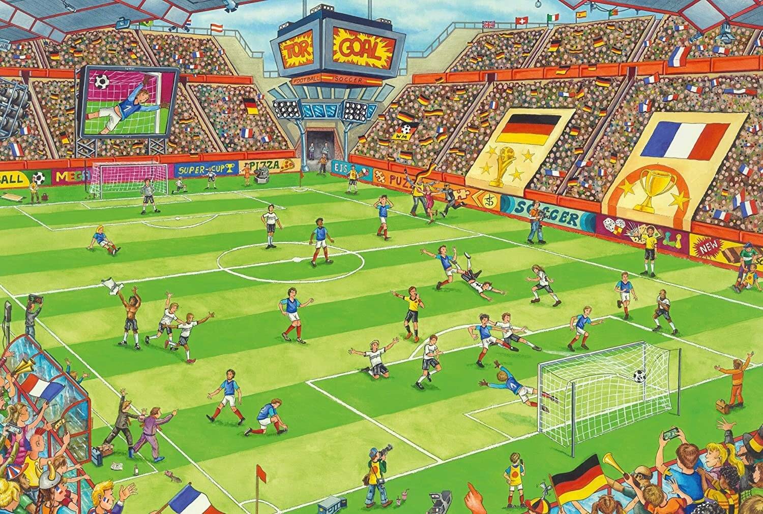 Schmidt Spiele Schmidt Spiele Puzzle Finale im Fuß ballstadion 150 Teile