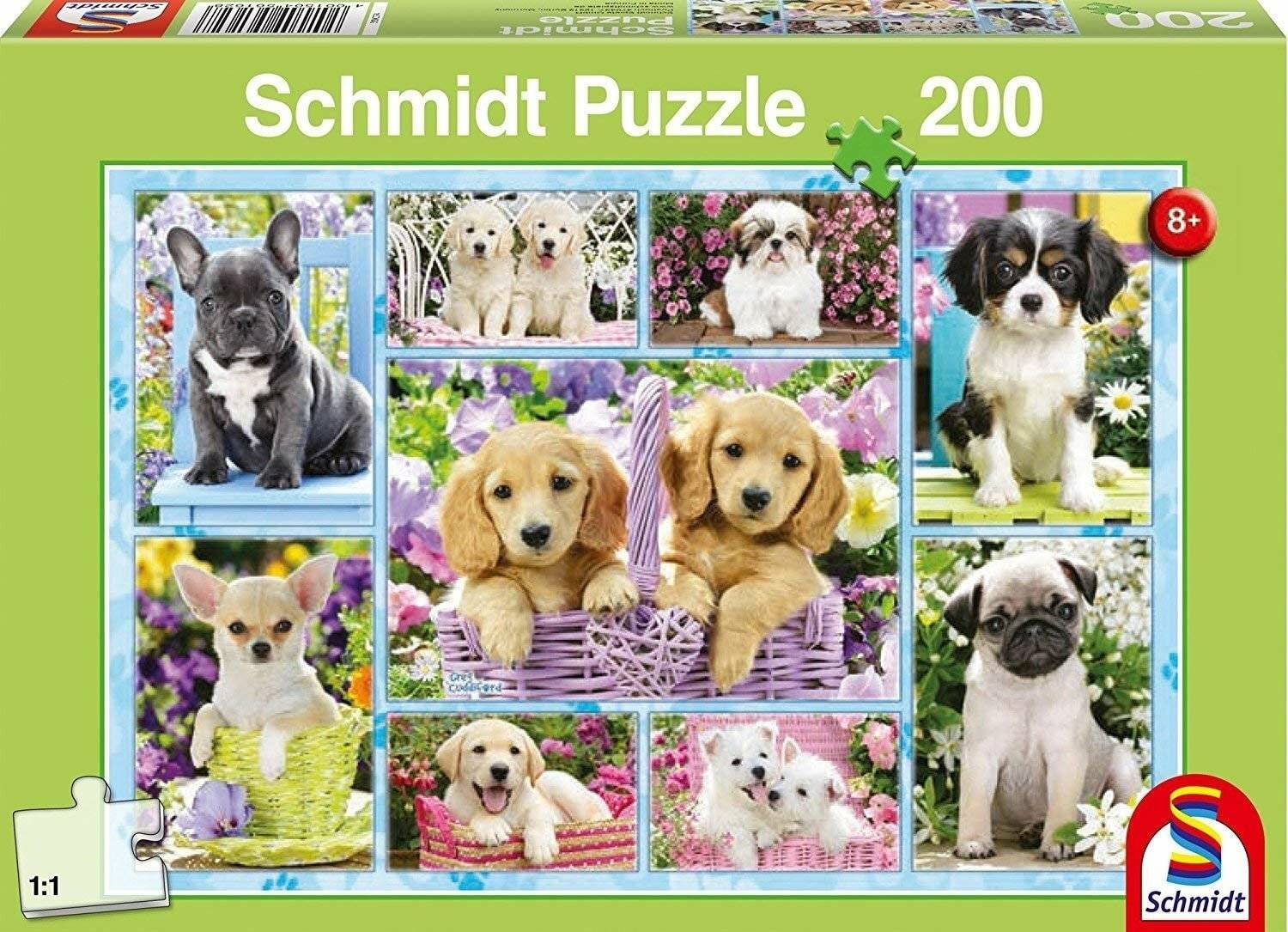 Schmidt Spiele Schmidt Spiele Puzzle Welpen, 200 Teile