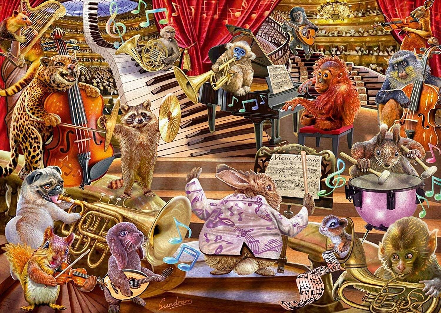 SCHMIDT Puzzle Musical Mania 1000 Teile