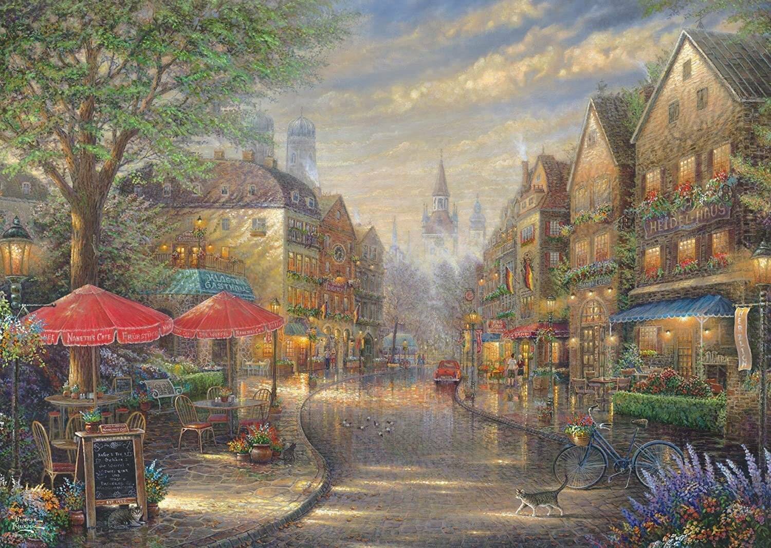 SCHMIDT Puzzle Café in München 1000 Teile