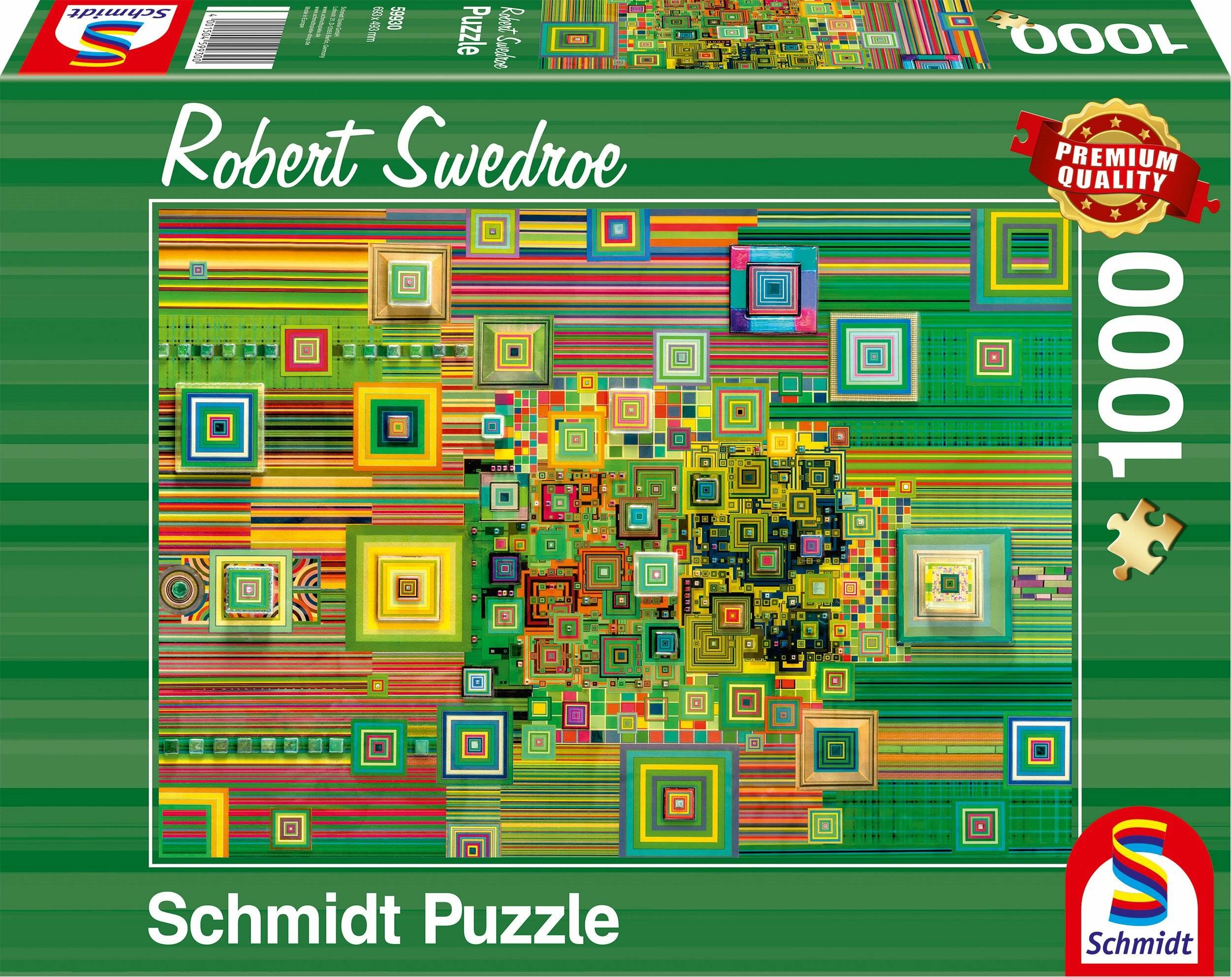 SCHMIDT Puzzle Grüne Flashdisk 1000 Teile