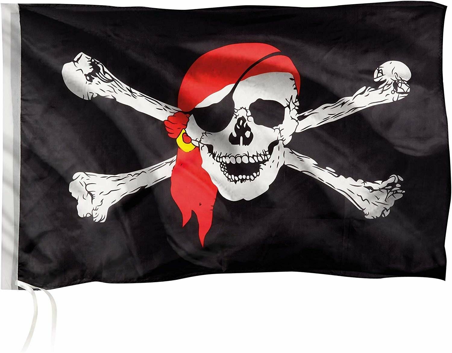 SCHMIDT Puzzle In der Piratenbucht 100 Teile + Geschenk (Piratenflagge)