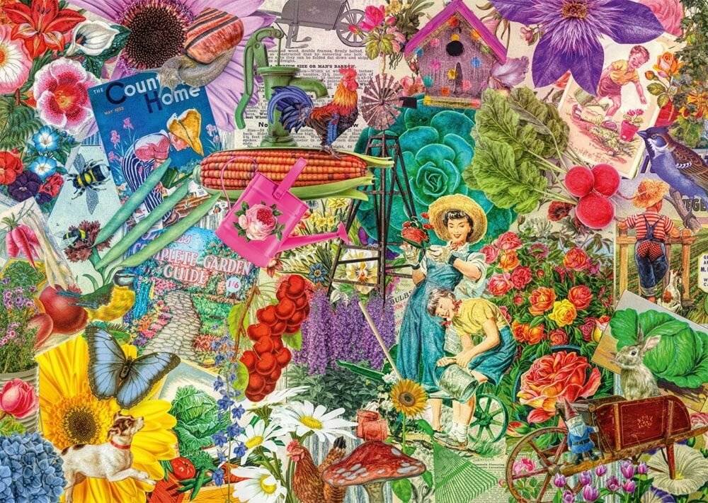 SCHMIDT Puzzle Fun Gartenarbeit 1000 Teile