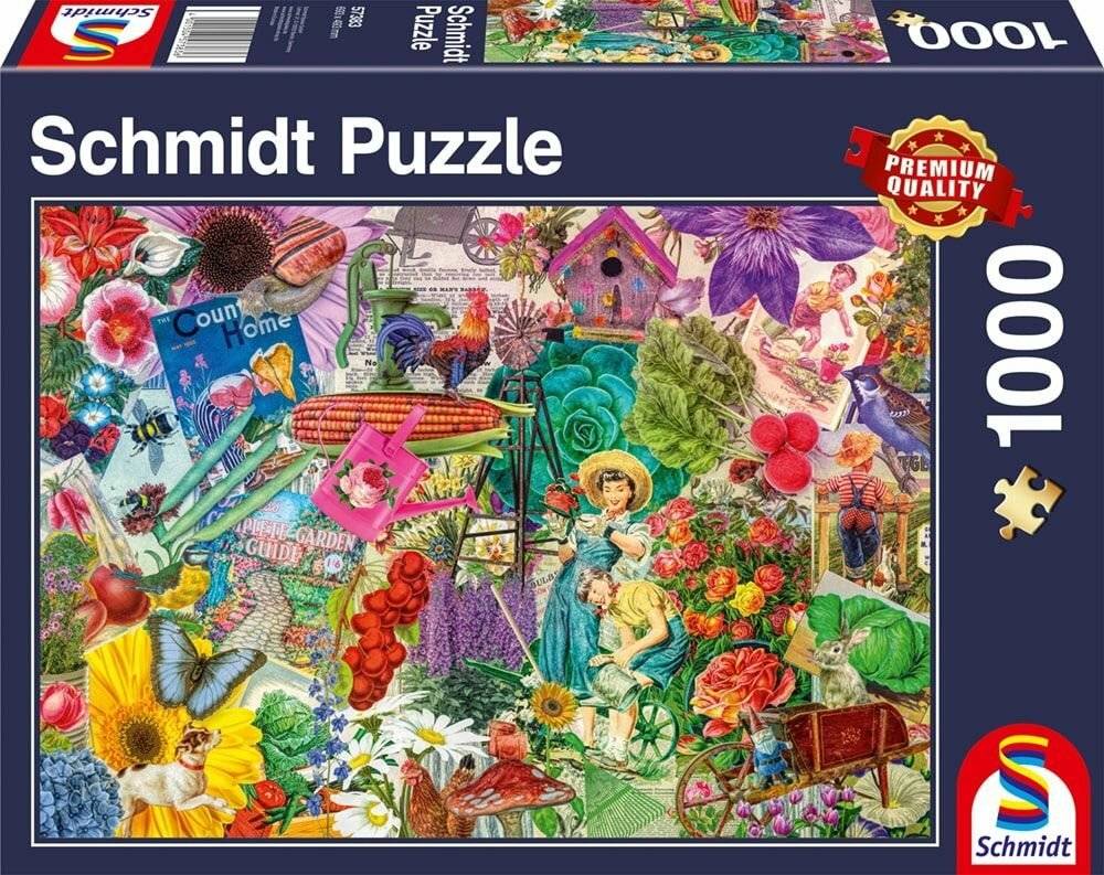 SCHMIDT Puzzle Fun Gartenarbeit 1000 Teile
