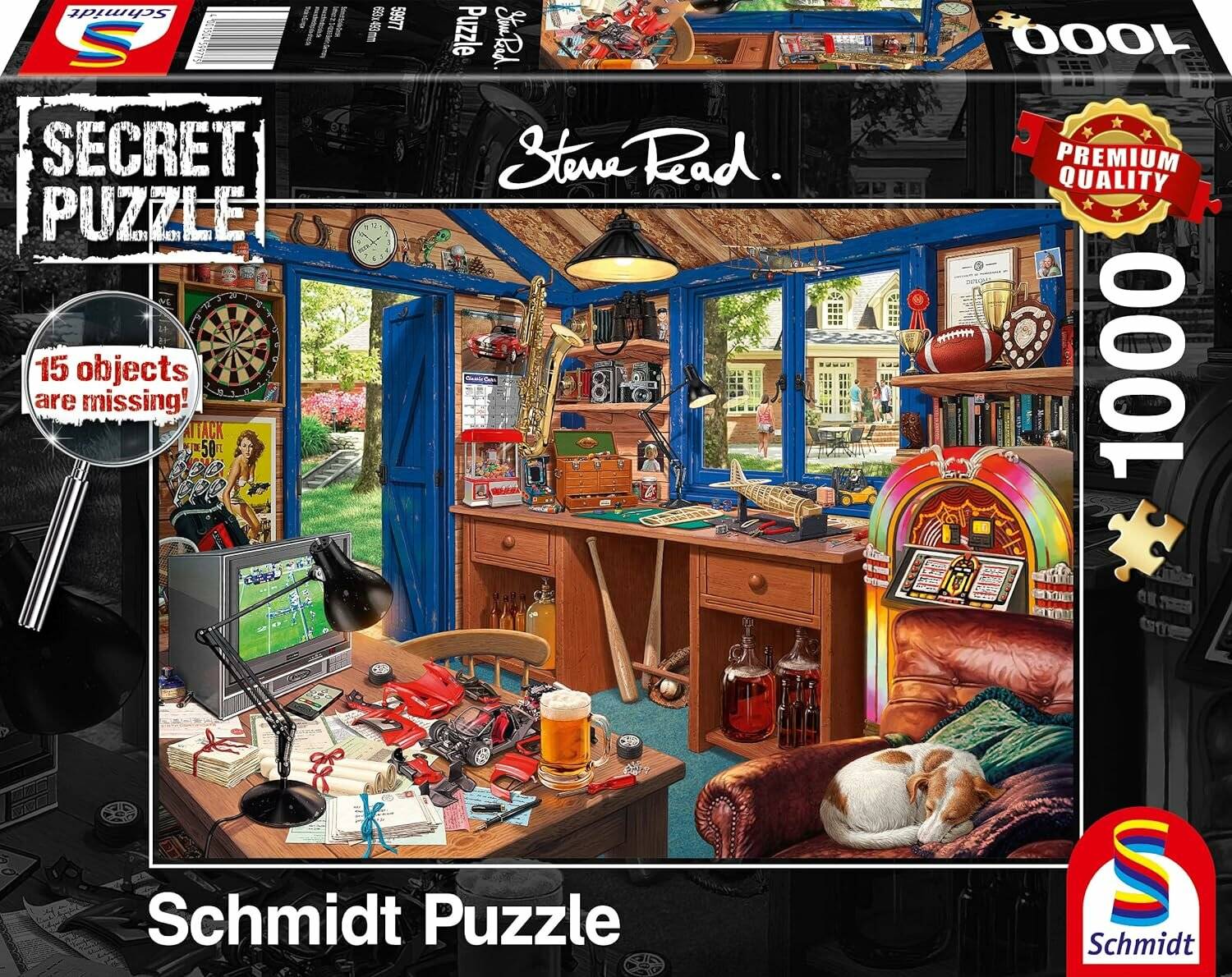 Steve Read: Secret Puzzle - Vaters Werkstatt (1000 Teile)