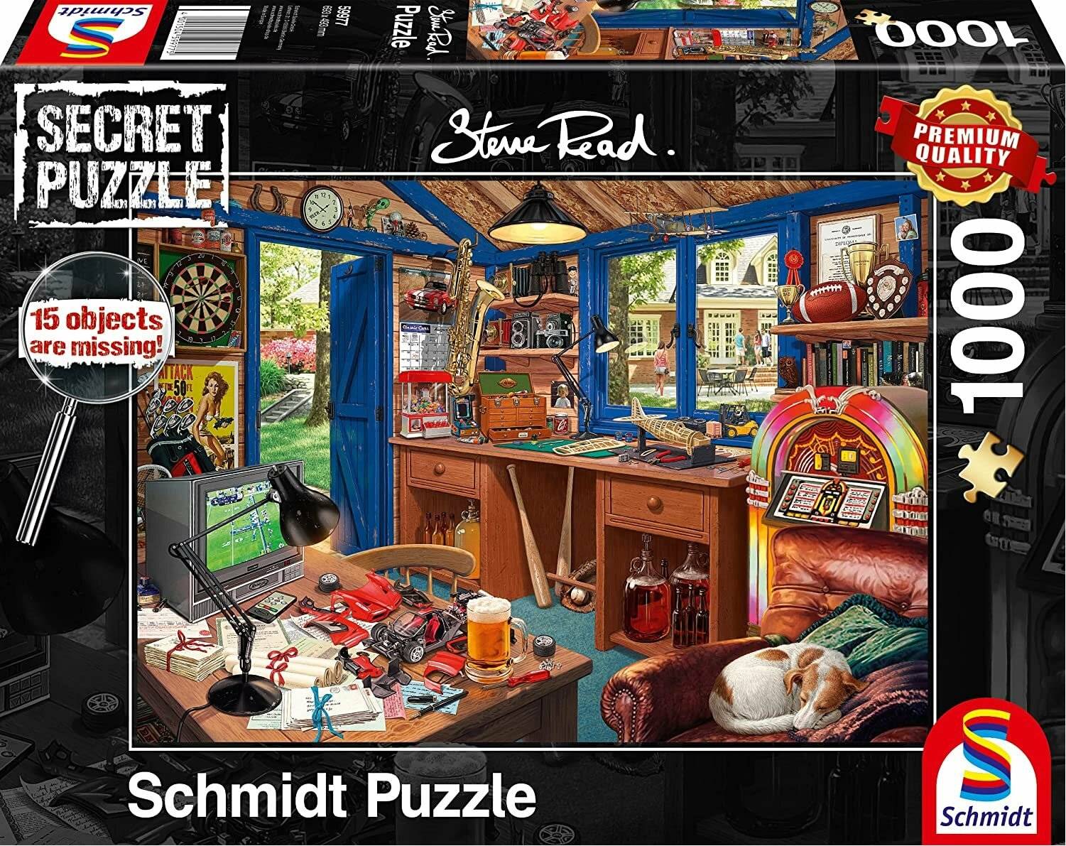 Steve Read: Secret Puzzle - Vaters Werkstatt (1000 Teile)