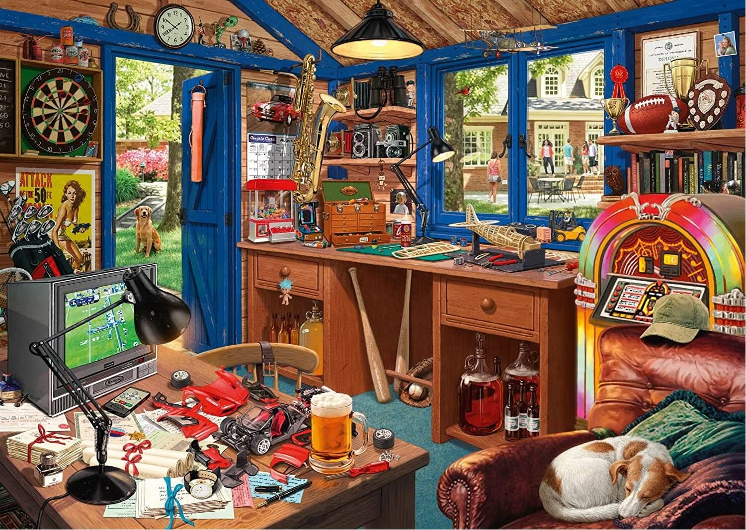 Steve Read: Secret Puzzle - Vaters Werkstatt (1000 Teile)