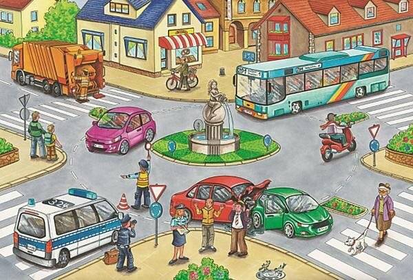 SCHMIDT Puzzle Transport 4in1 im Blechkasten (26,26,48,48 Teile)