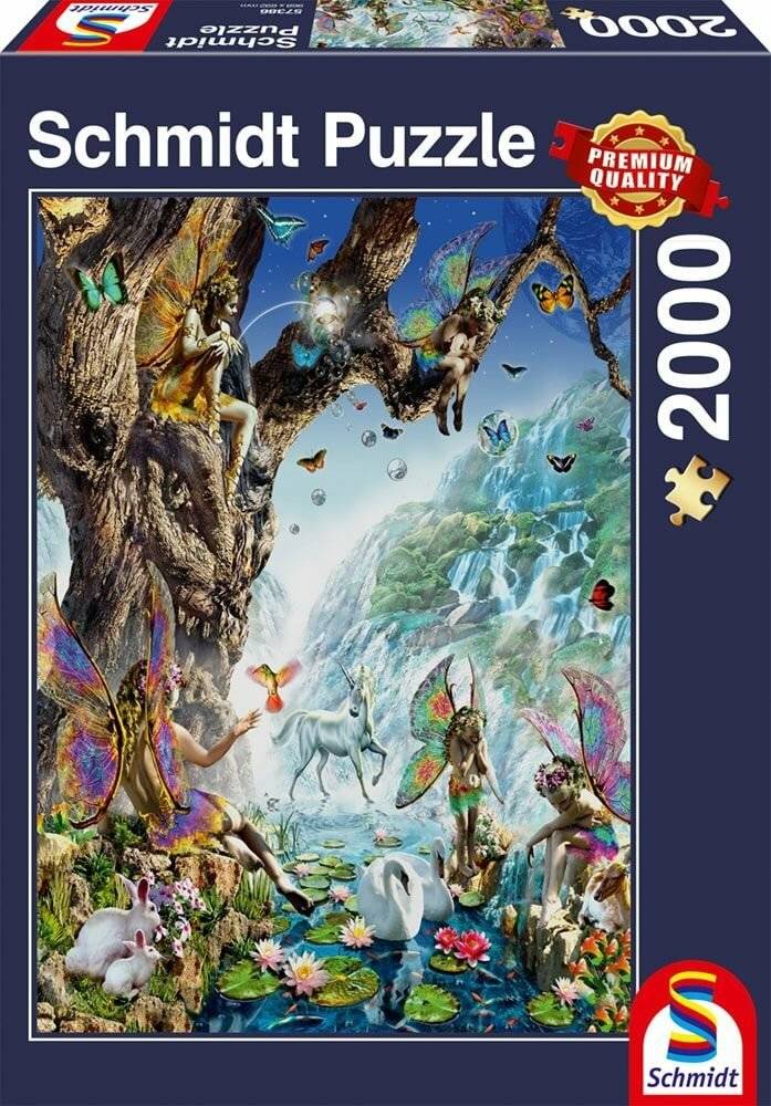 SCHMIDT Puzzle Im Tal der Wasserfeen 2000 Teile