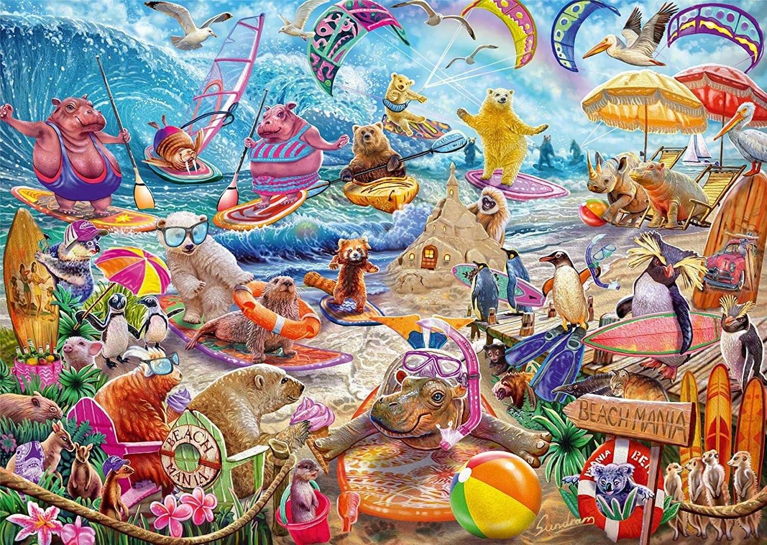 SCHMIDT Puzzle Beach Mania 1000 Teile