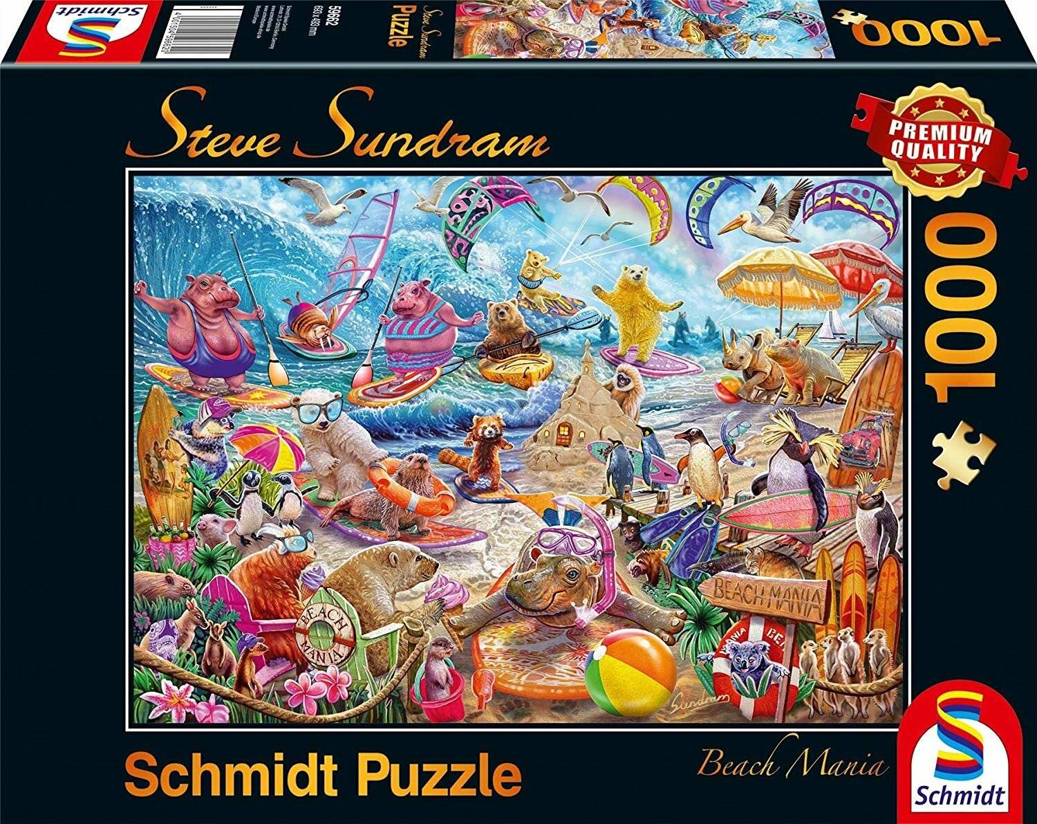 SCHMIDT Puzzle Beach Mania 1000 Teile